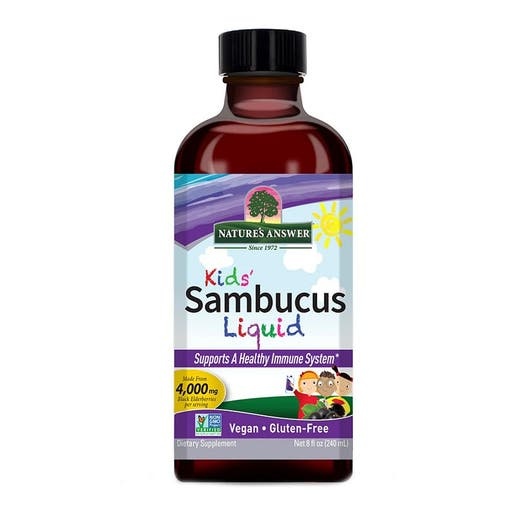 Nature's Answer Kid's Sambucus Elderberry Supplement 8 Fl. Oz