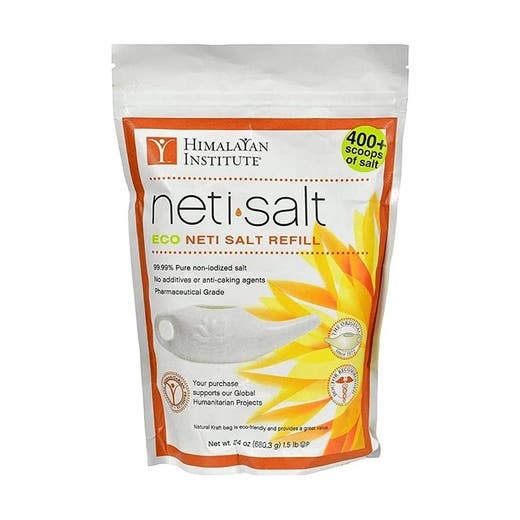 Himalayan Chandra Neti Pot Salt 1.5 Lbs - Pure & Effective Nasal Cleansing