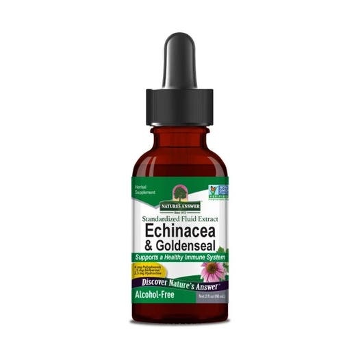 Nature's Answer Echinacea & Goldenseal 2 Fl. Oz: Immune System Support