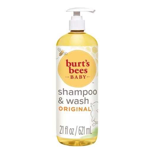 Burt's Bees Baby Original Tear-Free Shampoo & Wash 21 Fl. Oz. Pump Bottle
