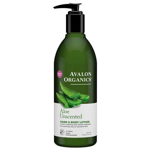 Avalon Organics Aloe Unscented Hand & Body Lotion 32 Fl. Oz