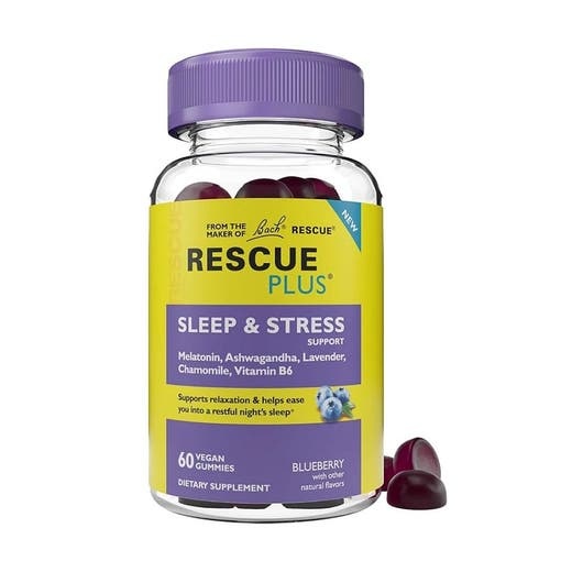 Nelson Bach Rescue Plus Sleep And Stress Gummies 60 Count
