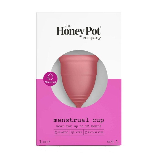 The Honey Pot Silicone Menstrual Cup Size 1 - Eco-Friendly and Comfortable Solution