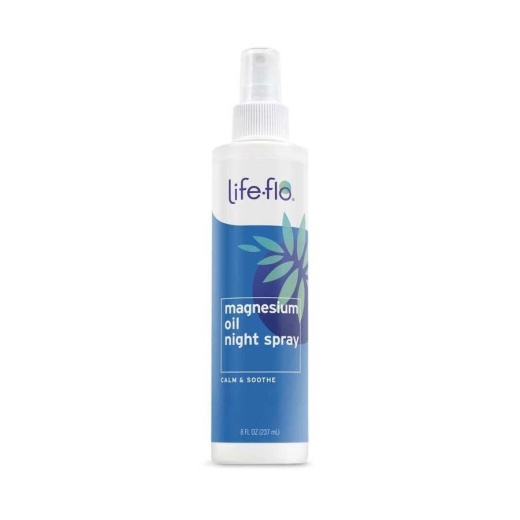 Life-Flo Magnesium Oil Night Spray 8 Fl. Oz - Calming & Soothing