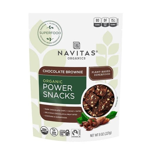Navitas Organics Chocolate Cacao Power Snacks 8 Oz - Energizing Superfood Treats