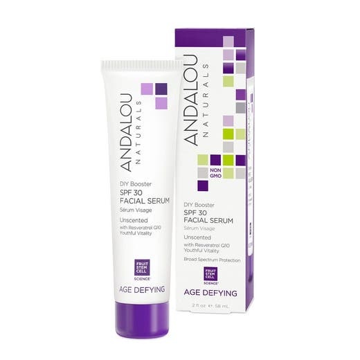 Andalou Naturals Age Defying DIY Booster SPF 30 Facial Serum 2 Fl. Oz