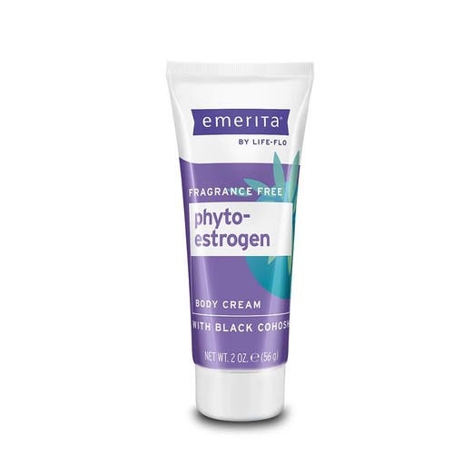 Emerita Fragrance-Free Phyto-Estrogen Body Cream with Black Cohosh 2 Oz