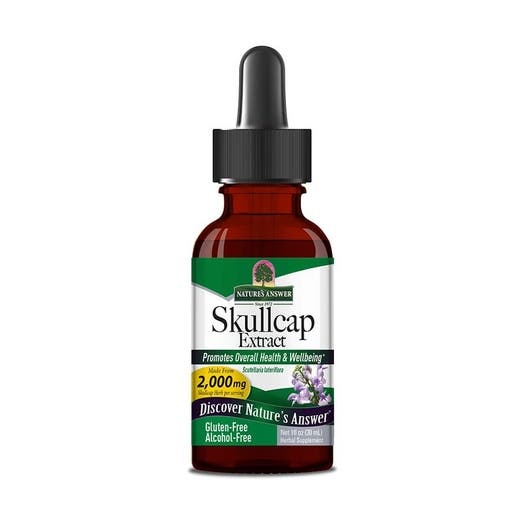 Nature's Answer Skullcap Herb Extract 1 Fl. Oz - Alcohol-Free Herbal Supplement