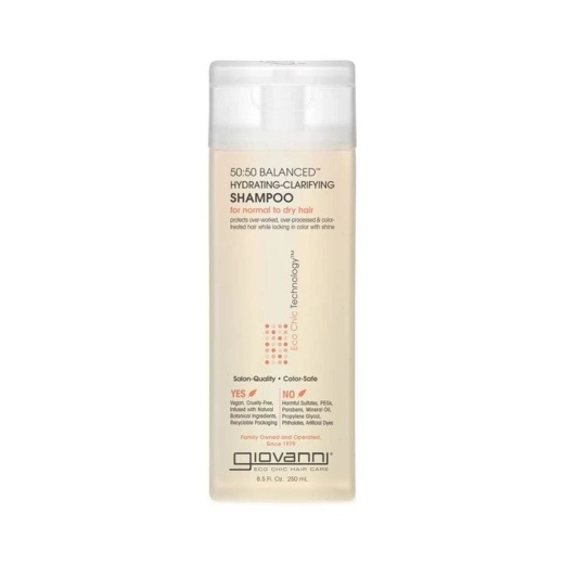 Giovanni 50:50 Balanced Hydrating-Clarifying Shampoo 8.5 Fl. Oz