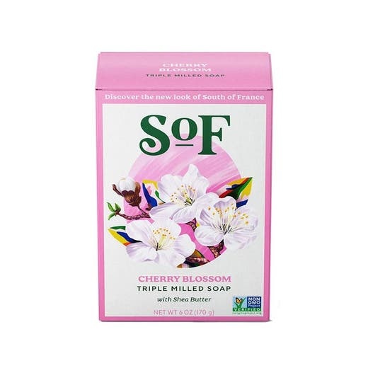South Of France Cherry Blossom Bar Soap 6 Oz