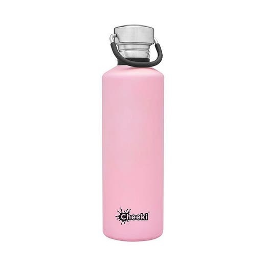 Cheeki Pink Classic Single Wall Stainless Steel Bottle 25 Oz