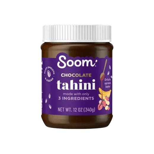 Soom Vegan Chocolate Tahini Spread 12 Oz