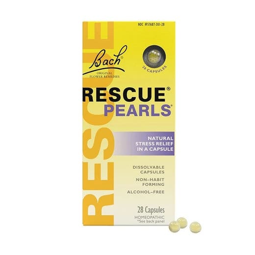 Bach Flower Remedies Rescue Pearls - 28 Capsules