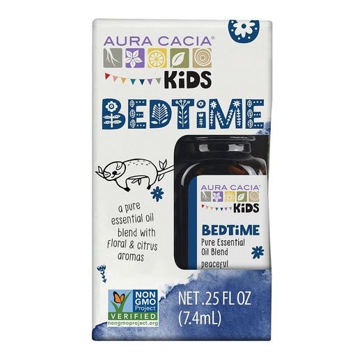 Aura Cacia Kids Bedtime Essential Oil 0.25 Oz Boxed - Peaceful Sleep for Children