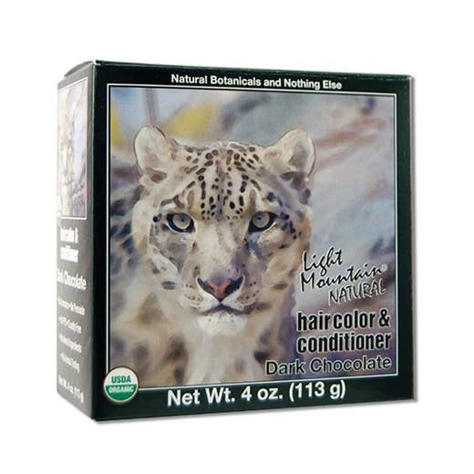 Light Mountain Dark Chocolate Hair Color & Conditioner 4 Oz