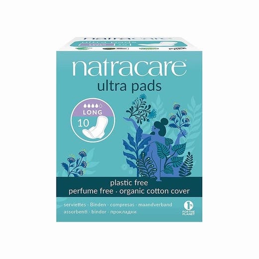 Natracare Natural Ultra Long Pads With Wings - 10 Count