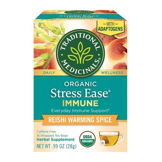 Traditional Medicinals Organic Reishi Warming Spice Stress Ease Immune Tea