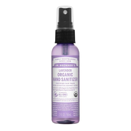 Dr. Bronner's Organic Lavender Hand Sanitizing Spray 2 Fl. Oz