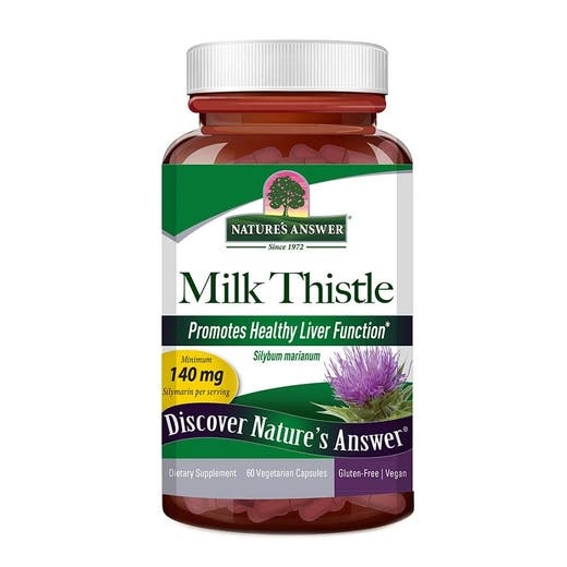 Nature's Answer Milk Thistle 60 Vegetarian Capsules