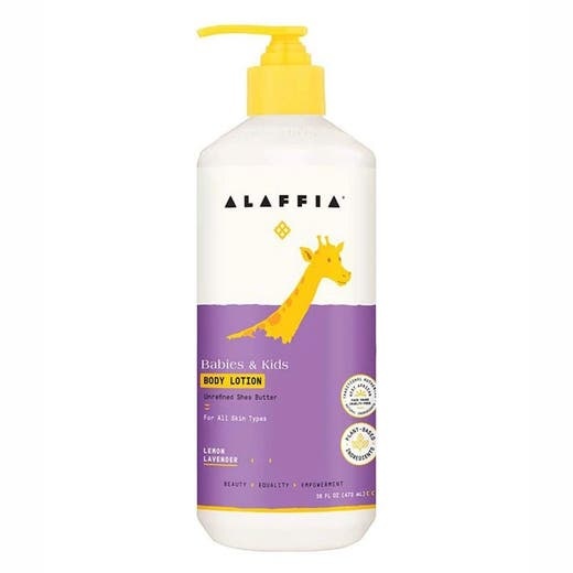 Alaffia Lemon Lavender Kids Body Lotion 16 Fl. Oz