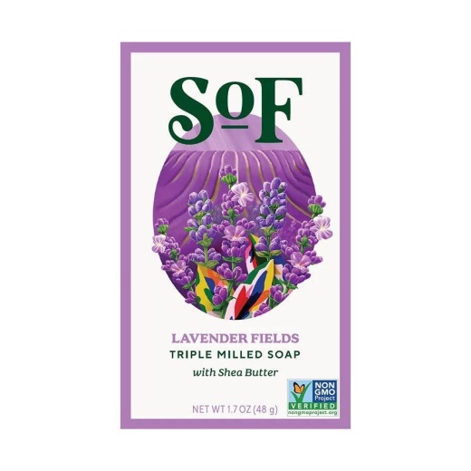 South Of France Lavender Fields Triple Milled Bar Soap - 1.7 Oz