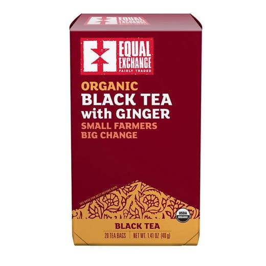 Equal Exchange Organic Black Ginger Tea - 20 Bags