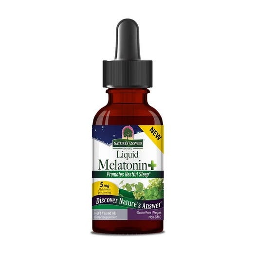 Nature's Answer Melatonin 5 Mg Liquid - 2 Fl. Oz | Promote Restful Sleep