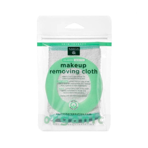 Earth Therapeutics Green Organic Cotton Makeup Removing Cloth