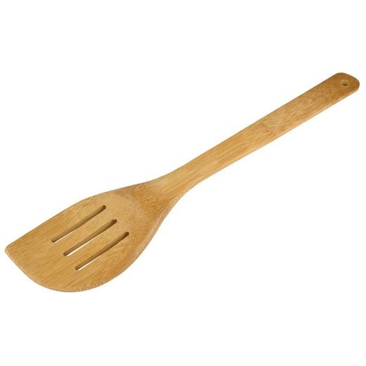 Helen's Asian Kitchen Bamboo Stir Fry Slotted Spatula 13"