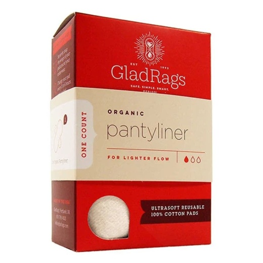 Gladrags Organic Undyed Pantyliner 1-Pack - Eco-Friendly Protection