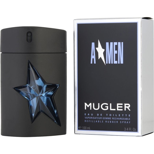 Angel by Thierry Mugler Edt Spray Rubber Bottle Refillable 3.4 Oz