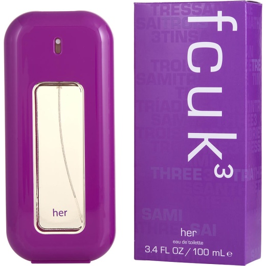Fcuk 3 By French Connection Edt Spray 3.4 Oz