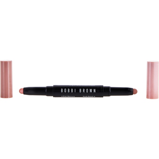 Bobbi Brown By Bobbi Brown Dual Ended Long Wear Cream Shadow Stick - # Pink Steel / Bark --1.6G/0.05Oz