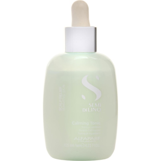 Alfaparf Semi Di Lino Scalp Relief Calming Tonic 4.2 Oz - Unisex Haircare Solution for Soothing Scalp Irritations