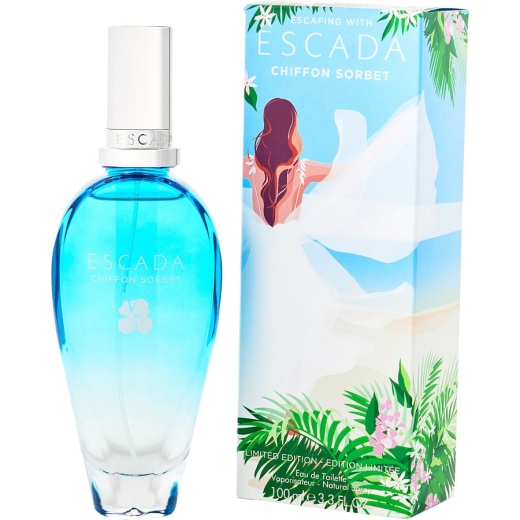 Escada Chiffon Sorbet Eau De Toilette Spray 3.3 Oz (Limited Edition)