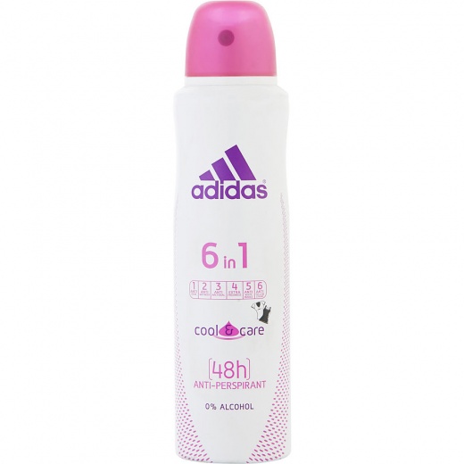 Adidas Cool & Care 48 Hour 6-In-1 Anti-Perspirant Spray - 5 Oz