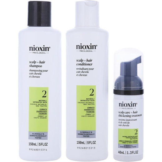 Nioxin 3 Piece Full Kit System 2 - Unisex Hair Care Set
