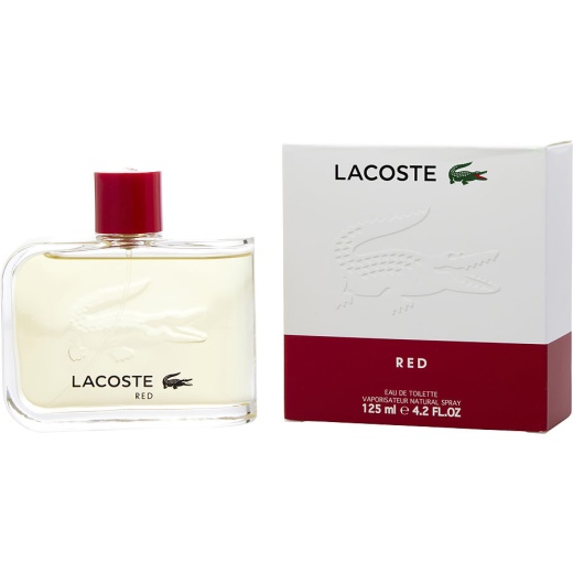 Lacoste Red Style In Play by Lacoste EDT Spray 4.2 Oz - New Packaging