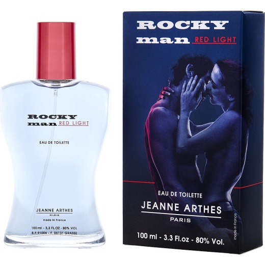 Rocky Man Red Light By Jeanne Arthes EDT Spray 3.3 Oz