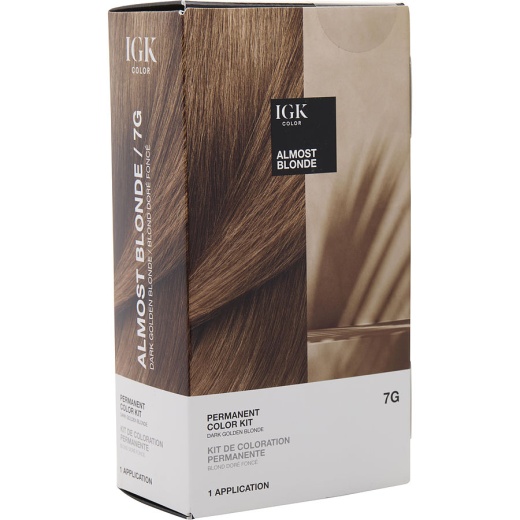 Igk By Igk Permanent Color Kit - 7G Almost Blonde (Golden Blonde)