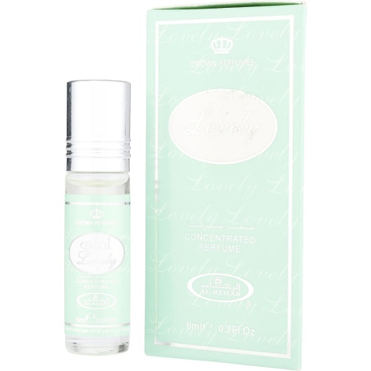 Al Rehab Lovely Concentrated Perfume Oil 0.2 Oz - Unisex Fragrance