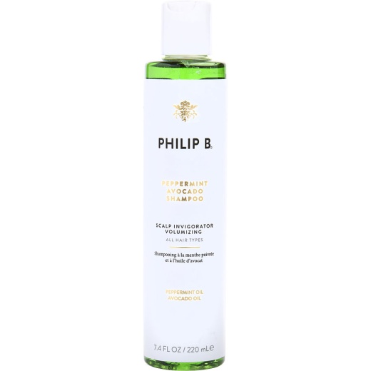 Philip B Peppermint and Avocado Shampoo 7.4 Oz - Invigorating Hair Care