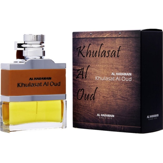 Khulasat Al Oud by Al Haramain Eau De Parfum Spray 3.4 Oz