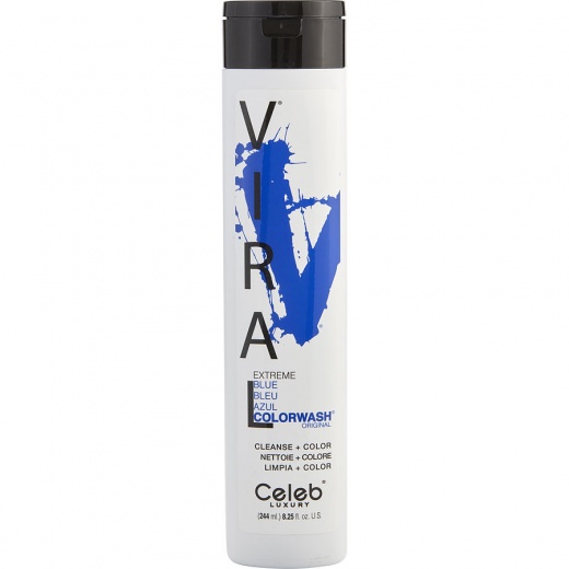 Viral Colorwash Extreme Blue Shampoo by Celeb Luxury