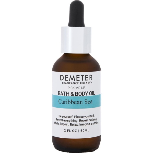 Demeter Caribbean Sea Bath & Body Oil 2 Oz - Unisex Fragrance for Relaxation and Pampering
