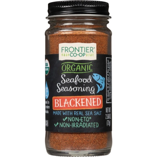 Frontier Co-Op Seafood Seasoning, Blackened, Organic 2.50 Oz