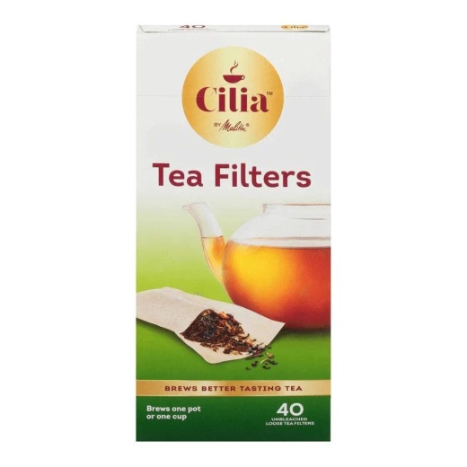 Melitta Unbleached Loose Tea Filters 40 Count