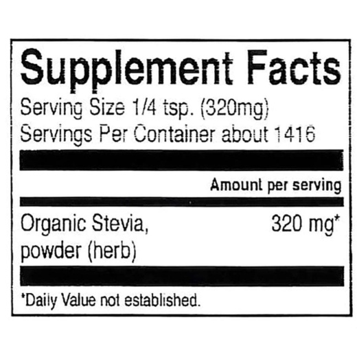 Frontier Co-Op Green Stevia Herb Powder, Organic 1 Lb
