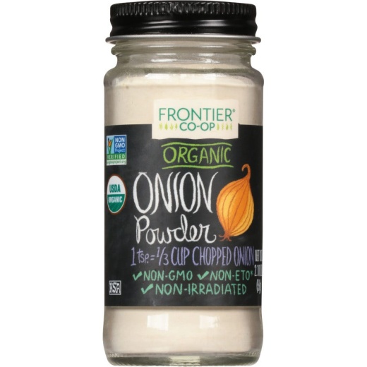 Frontier Co-Op Onion Powder, White, Organic 2.10 Oz