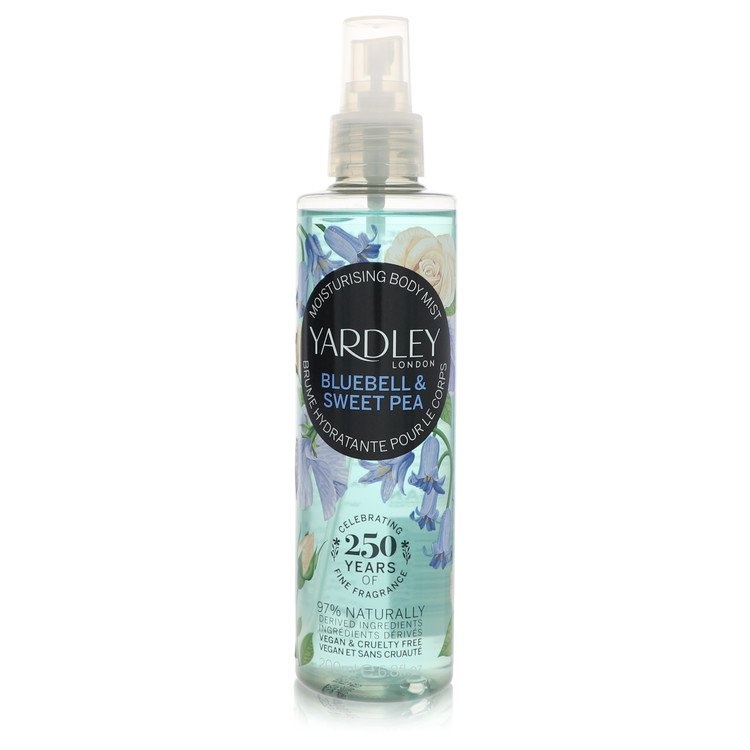 Yardley Bluebell & Sweet Pea Perfume By Yardley London Moisturizing Body Mist - 6.8 Oz Moisturizing Body Mist